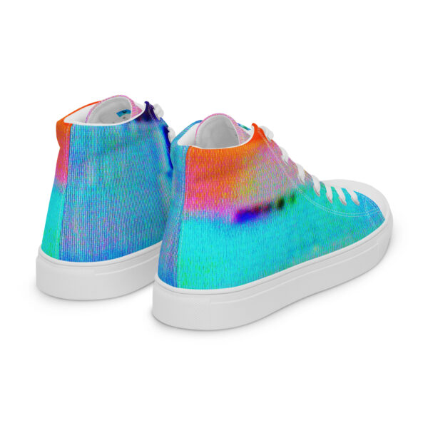 Women's High Top Canvas Shoes Drunk Sunset by Randoma Lux