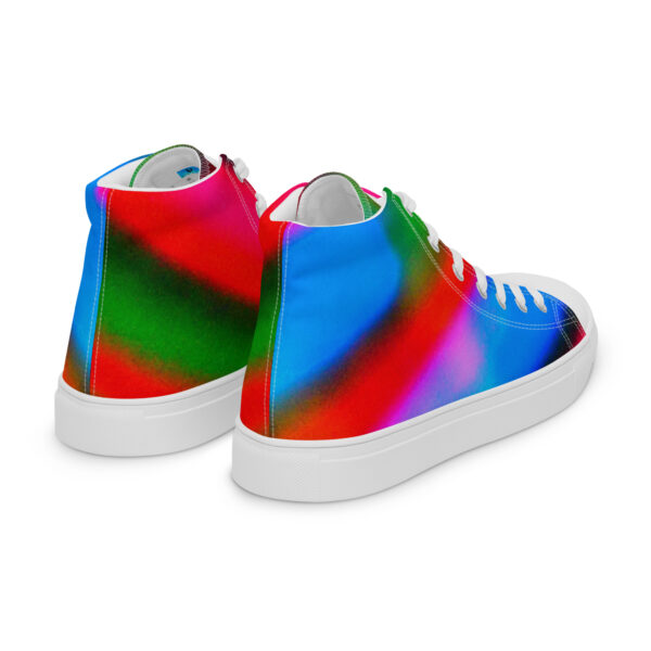 Women's High Top Canvas Shoes Banded Blur by Randoma Lux