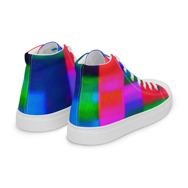 Women's High Top Canvas Shoes Neon Romance by Randoma Lux