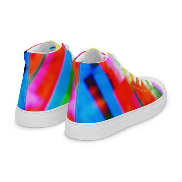 Women's High Top Canvas Shoes Color Cascade by Randoma Lux