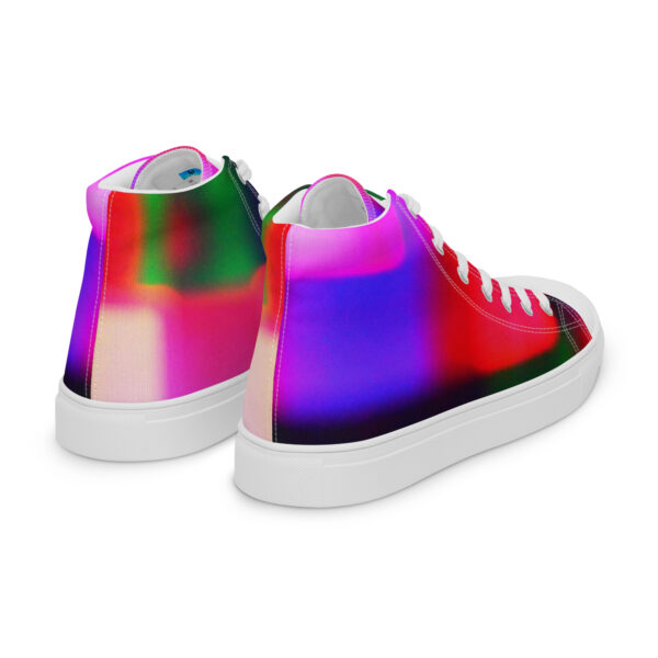 Women's High Top Canvas Shoes Colorful Convergence