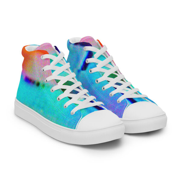 Women's High Top Canvas Shoes Drunk Sunset by Randoma Lux