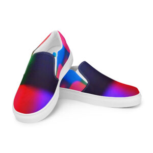 Women's Slip-On Canvas Shoes Colorful Convergence