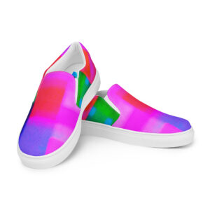 Women's Slip-On Canvas Shoes Neon Romance by Randoma Lux