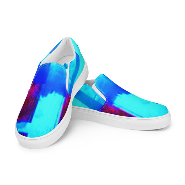 Women’s Slip-On Canvas Shoes Blue Raspberry by Randoma Lux