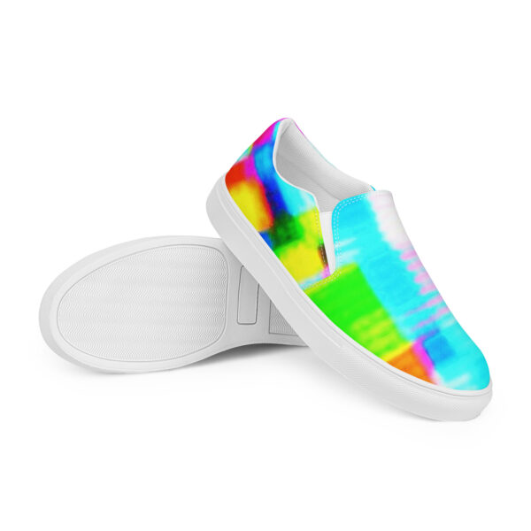 Women's Slip-On Canvas Shoes Shimmering Matrix (alt) by Randoma Lux