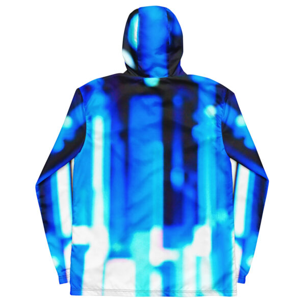 Electric Blue Pulse Windbreaker