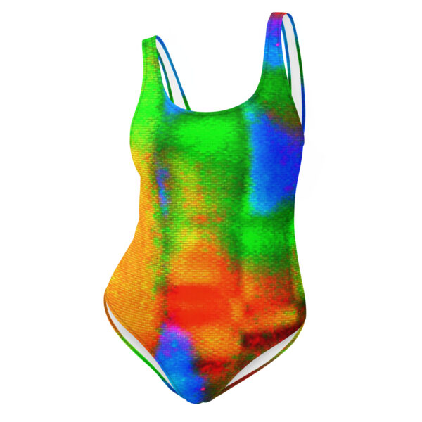 One-Piece Swimsuit Rainbow Fabric by Randoma Lux