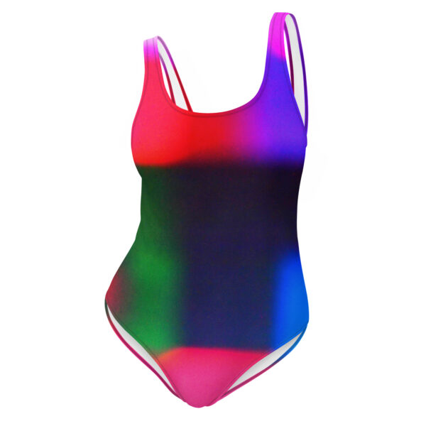 Colorful Convergence One-Piece Swimsuit