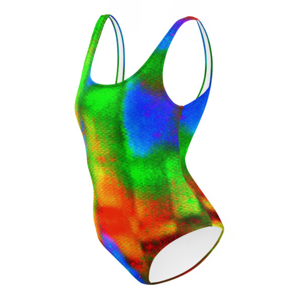 One-Piece Swimsuit Rainbow Fabric by Randoma Lux