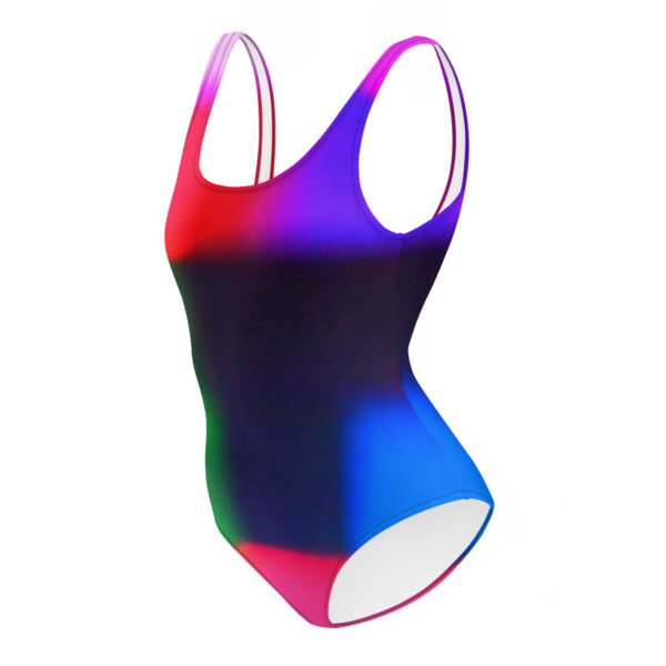 Colorful Convergence One-Piece Swimsuit