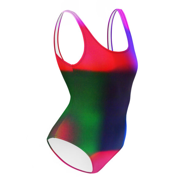 Colorful Convergence One-Piece Swimsuit