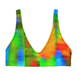 Bikini Top Rainbow Fabric by Randoma Lux