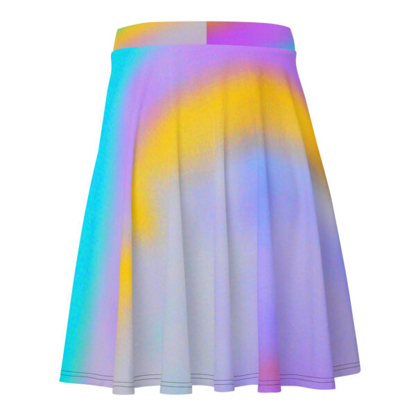 Vaporwave Plume Skater Skirt