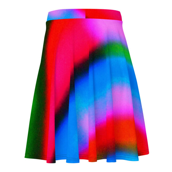 Banded Blur Skater Skirt