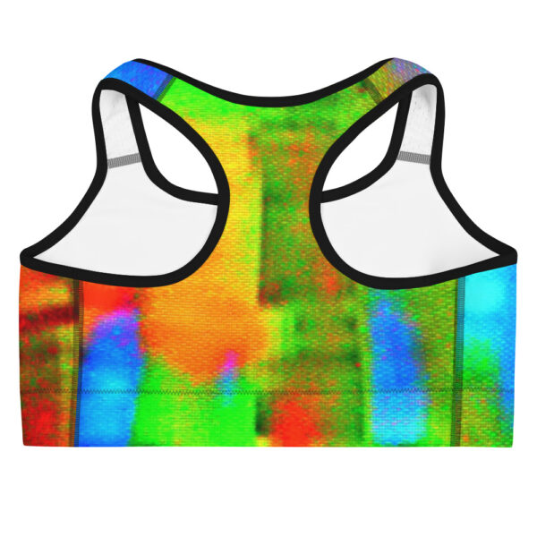 Sports Bra Rainbow Fabric by Randoma Lux