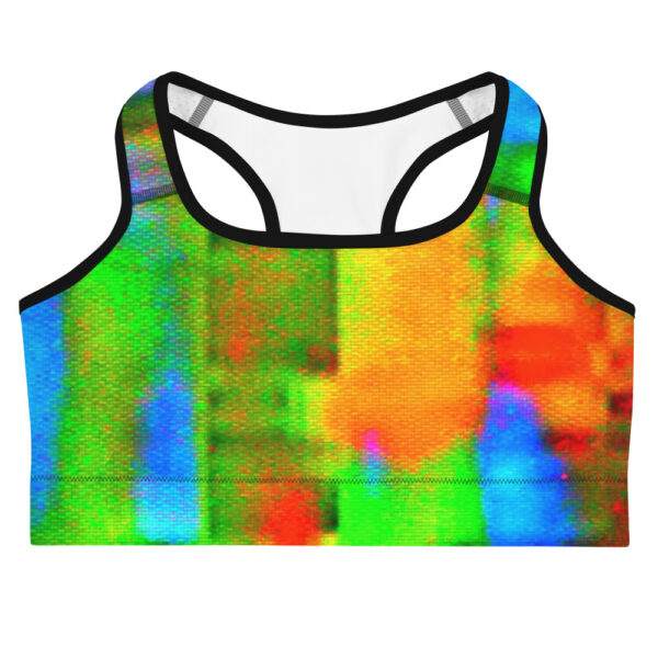 Sports Bra Rainbow Fabric by Randoma Lux