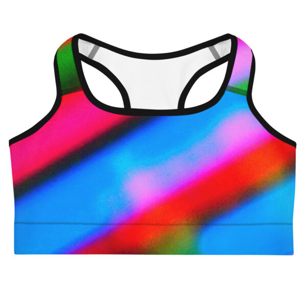 Banded Blur Sports Bra by Randoma Lux