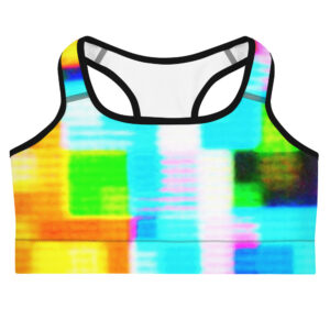 Sports Bra Shimmering Matrix by Randoma Lux