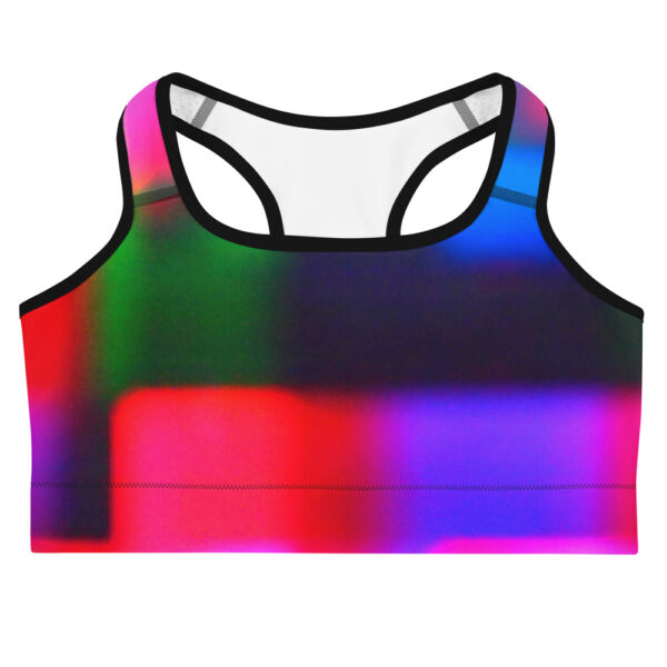 Colorful Convergence Sports Bra