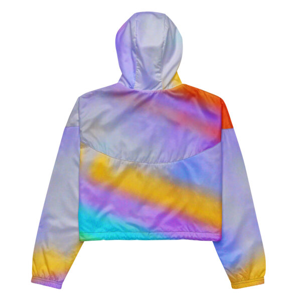 Vaporwave Plume Cropped Windbreaker