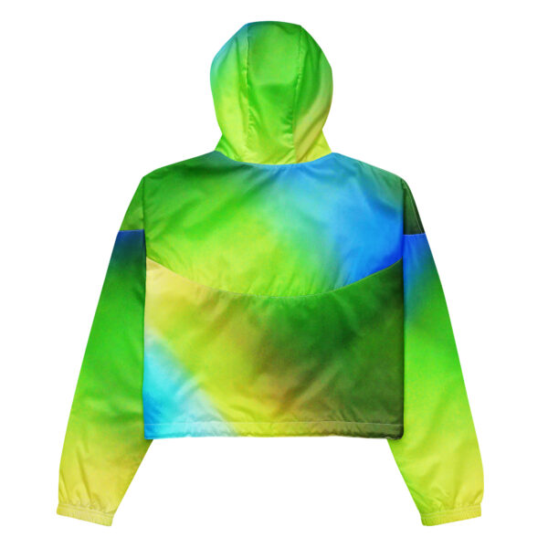 Lemon Lime Skyburst Cropped Windbreaker