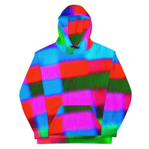 All-Over Print Hoodie Color Cube Clash